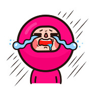 우는 이모티콘