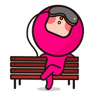 쉬는 이모티콘